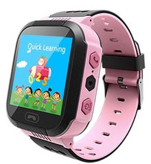 Кнопка Жизни Часы-телефон с GPS (розовые) (J112)