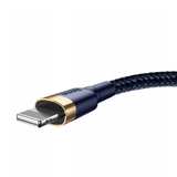 Кабель USB - Lightning 2.4A Baseus Cafule (CALKLF-BV3) 1м (100 см) (Синий с золотым)