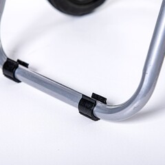 66-8-031 Сумка-тележка хозяйственная красная, 92x35x28см, колёса D150мм, сталь (РемоКолор)