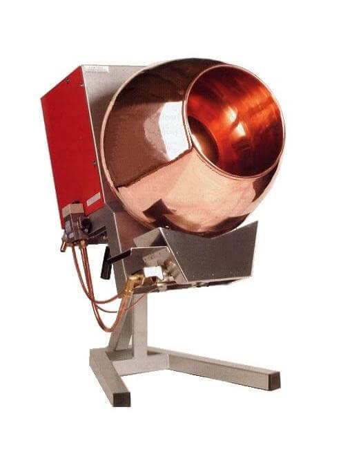 Машина для глазирования газовая с вариатором скорости и с медным барабаном для 20 кг ICB tecnlologie s.r.l. 17.ICBASSINA20B