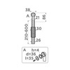 Omoikiri 4998041 Сменный круглый перелив для арматуры серии WK-GB графит