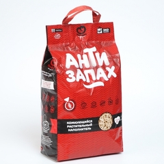 Питомец Наполнитель комкующийся растительный Антизапах 10л