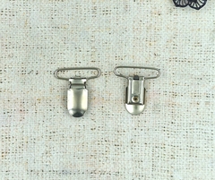 Клипса для подтяжек, ш. 2,5 см, никель