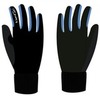 Перчатки Nordski Warm Black-Blue WS 18