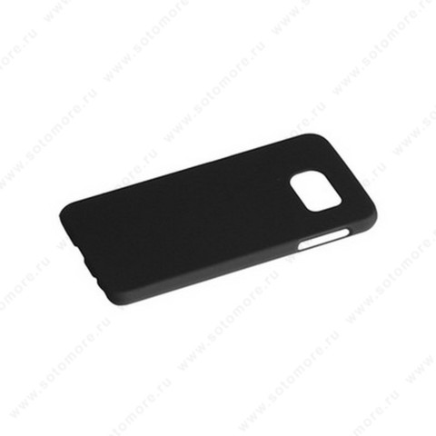 Накладка софт тач для Samsung S6 G920 черная
