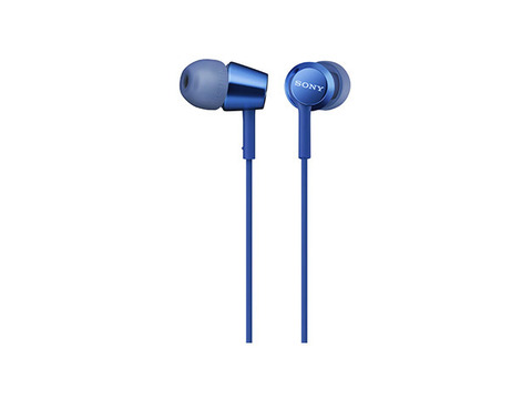MDR-EX155AP LI наушники Sony с микрофоном, цвет синий