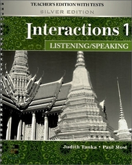 Interactions 1 Listening & Speaking Teacher's Manual Edition