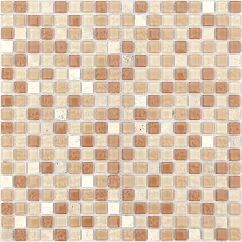Мозаика LeeDo Caramelle: Naturelle - Olbia 30,5x30,5х0,4 см (чип 15x15x4 мм)