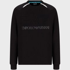 Куртка теннисная EA7 Man Jersey Sweatshirt - black