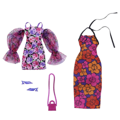 Одежда для куклы Барби Мини-платье, длинное платье, туфли и сумочка