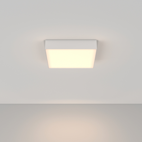 Потолочный светодиодный светильник Maytoni  Zon C067CL-L40W3K белый, 300мм 40Вт 3000K