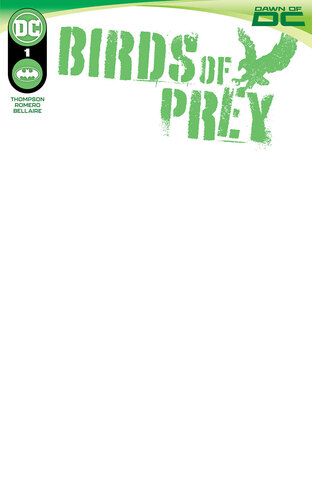 Birds Of Prey Vol 5 #1 (Blank Cover)