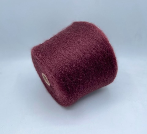 FILCOM (пр.Италия), art.Aurora, 850м/100 гр. 70% Суперкидмохер 30%Шелк , цвет-Винный  арт-31274