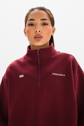 Свитшот ZIPPER SG WARM WINE