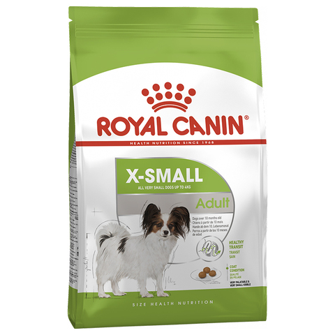 Сухой корм Royal Canin X-Small Adult, для собак мелких пород от 10 месяцев, 500 г