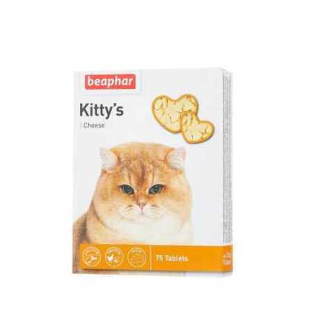Beaphar Kitty`sCheese для кошек с сыром, 75 таб