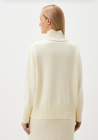 Джемпер с горлом CREME BRULEE