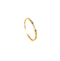 Браслет РИМСКИЕ ЦИФРЫ gold 4 мм