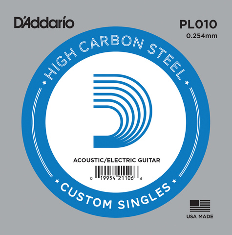 D`ADDARIO PL010 - Plain steel