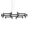 Люстра Crown Plana Minor 12 Black D115