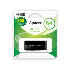 USB-накопитель Apacer AH350 64GB Чёрный