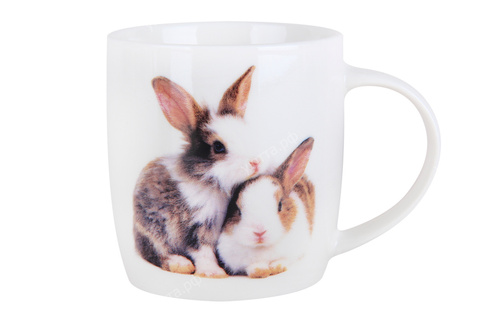 Кружка бочка Funny bunny, 350 мл. (2 диз) - купить 2