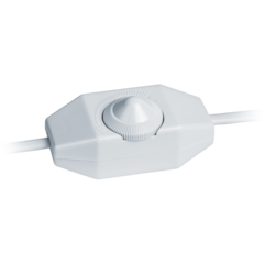 Шнур Navigator 61 602 NPS-FS02-170-2x0.5-WH 1.7 м с диммируемым выкл. белый