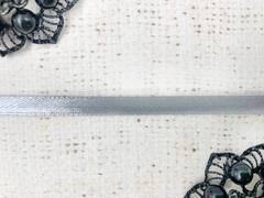 Лента атласная, ш. 0,6 см, светло-серый