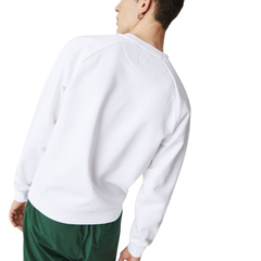 Куртка теннисная Lacoste Men's SPORT Sweatshirt - white/blue marine