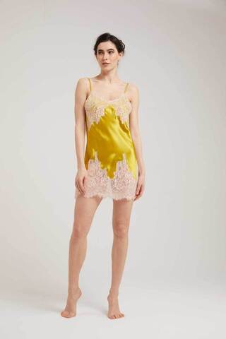 Сорочка Vivis Lilian oil-bullet желтая