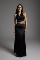 Юбка из атласа