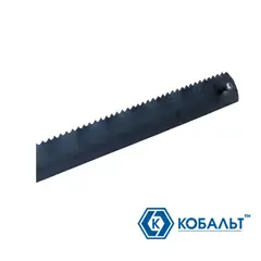 Полотно ножовочное по металлу КОБАЛЬТ 150 мм, для ножовки-мини, шаг 1.0 мм / 24TPI, HCS (10 шт), подвес (248-290)