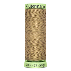 Нить Top Stitch 30/30 м для декоративной отстрочки, Gutermann, 265 серо-песочный