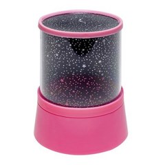 Проектор звездного неба"Красота звездного неба"с музыкой, цвет розовый