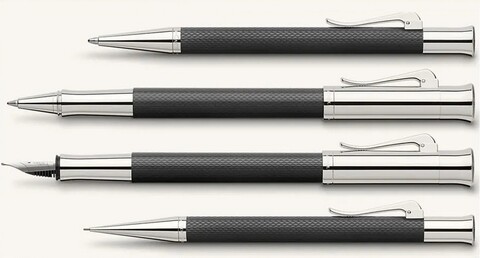 Ручка перьевая Graf von Faber-Castell Guilloche Ciselé Black, F (146541)