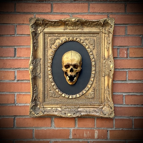 Череп в раме