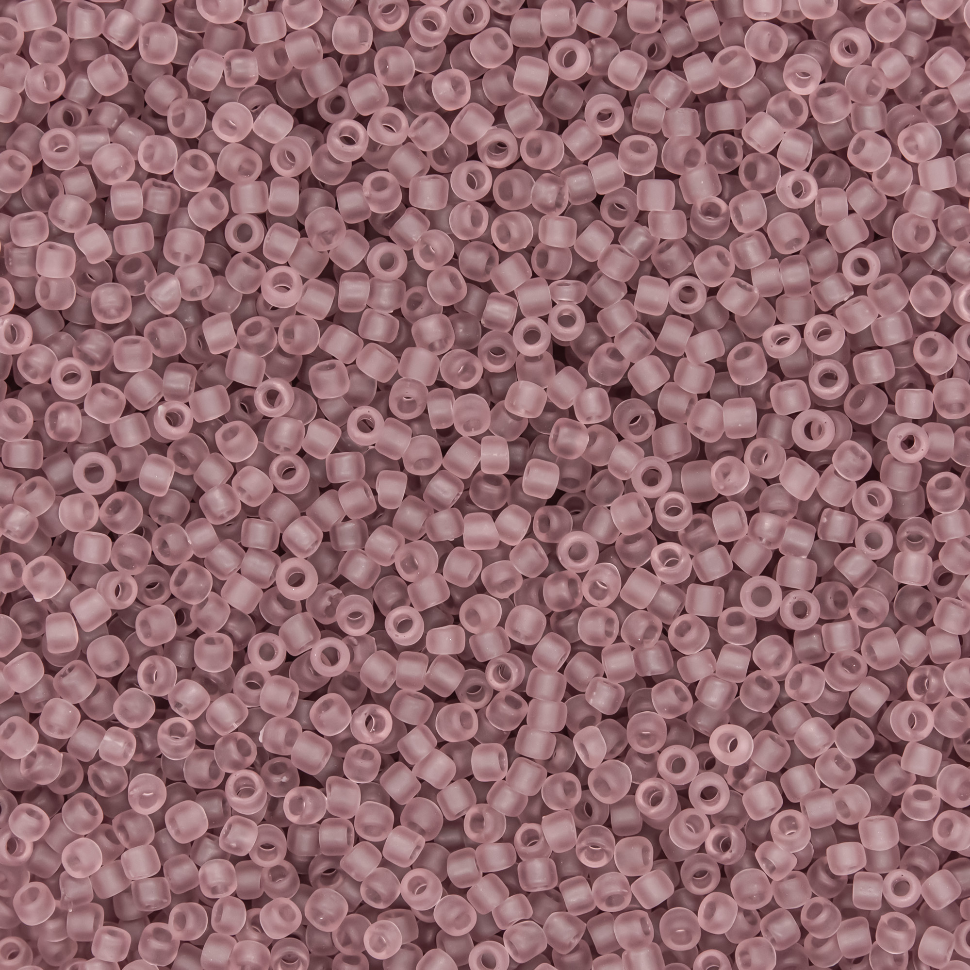 Японский бисер TOHO Round 15/0 (№6F), прозрачный матовый