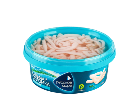 Мясо кальмара в заливке соломка 300гр