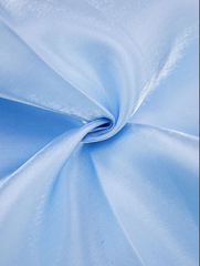 Атлас металлик, 150 г/м2, 148 см, св. голубой