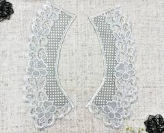 Воротник, р. 24,5х8 см, молочный