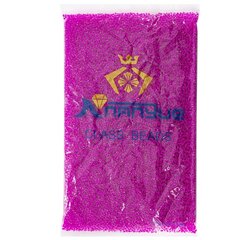 
          Бисер Alingar размер №12 вес 450 гр., прозрачный кристалл, внутри фуксия, пакет