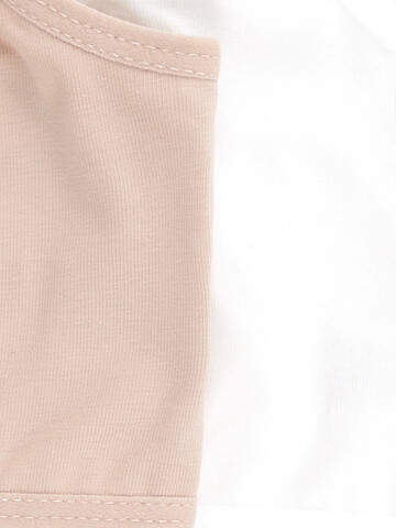 набор майка-топ  для девочки  К 1197-2уп/нюдовый беж,сахар