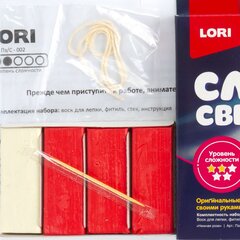 
          Набор для изготовления свечей Lori, картонная упаковка, "Свеча из вощины. Нежная Роза"