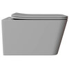 Aqueduto MAC0130 AQD MACIO Унитаз подвесной 520*370 безободковый, сиденье с микролифтом, серый матовый