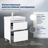 Aquanet 348190 Тумба с раковиной Nova Lite 2.0 60 напольная цв. белый глянец (348190)