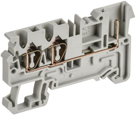 ARMAFIX Клемма пруж. CX2,5-3-1B 2,5мм2 3-конт. серая IEK
