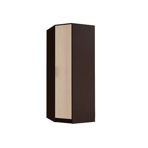 Фиеста Шкаф угловой для одежды (Дуб беленый, венге)