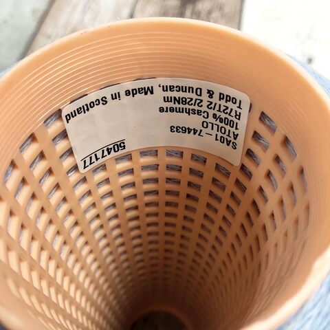 Кашемир 100% Todd & Duncan CASHMERE 2/28 голубой меланж