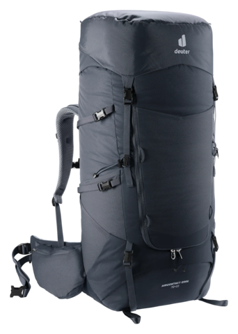Картинка рюкзак туристический Deuter Aircontact Core 70+10 Black - 3