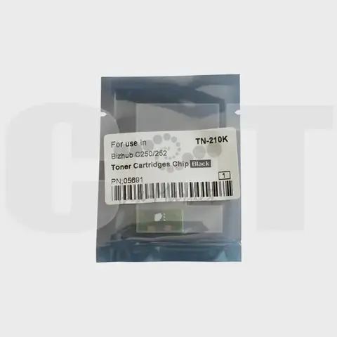Чип картриджа для KONICA MINOLTA Bizhub C250/C252 (CET) Black, (WW), 20000 стр., CET5691